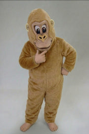 Brown Gorilla Mascot Costume - Short fur / Tan mascot costume