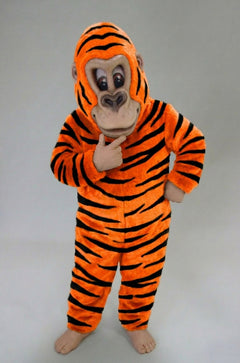 Brown Gorilla Mascot Costume - Short fur / Tiger mascot costume