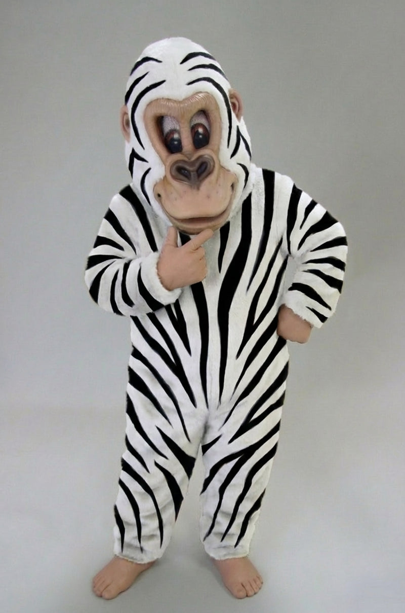 Brown Gorilla Mascot Costume - Short fur / Zebra mascot costume