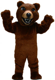 Brown Grizzly Bear Mascot - Medium fur / Brown mascot costume