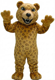 Brown Grizzly Bear Mascot - Short fur / Jaguar mascot costume