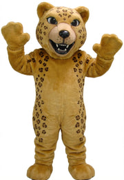 Brown Grizzly Bear Mascot - Short fur / Leopard mascot costume