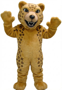 Brown Grizzly Bear Mascot - Short fur / Leopard mascot costume
