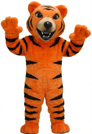 Brown Grizzly Bear Mascot - Short fur / Tiger mascot costume