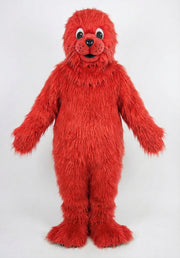 Brown Seal Mascot - Long fur / Red mascot costume