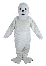 Brown Seal Mascot - Short fur / Albino Tiger mascot costume