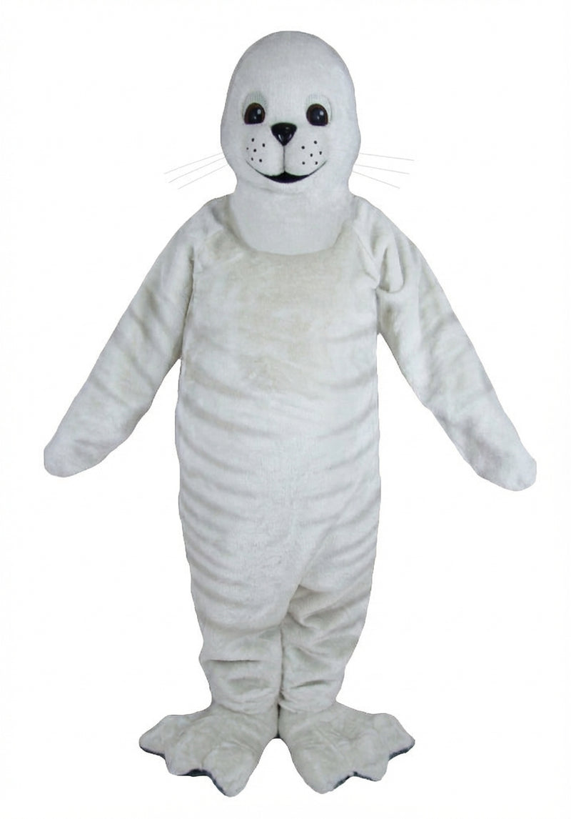 Brown Seal Mascot - Short fur / Albino Tiger mascot costume