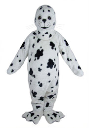 Brown Seal Mascot - Short fur / Dalmatian mascot costume