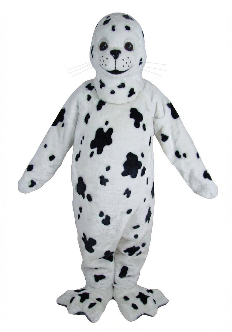 Brown Seal Mascot - Short fur / Dalmatian mascot costume