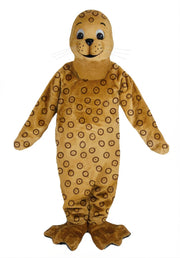 Brown Seal Mascot - Short fur / Jaguar mascot costume
