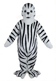 Brown Seal Mascot - Short fur / Zebra mascot costume