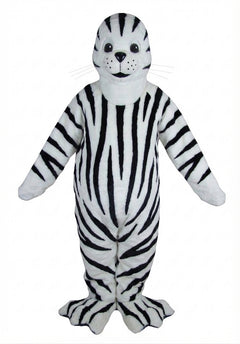 Brown Seal Mascot - Short fur / Zebra mascot costume