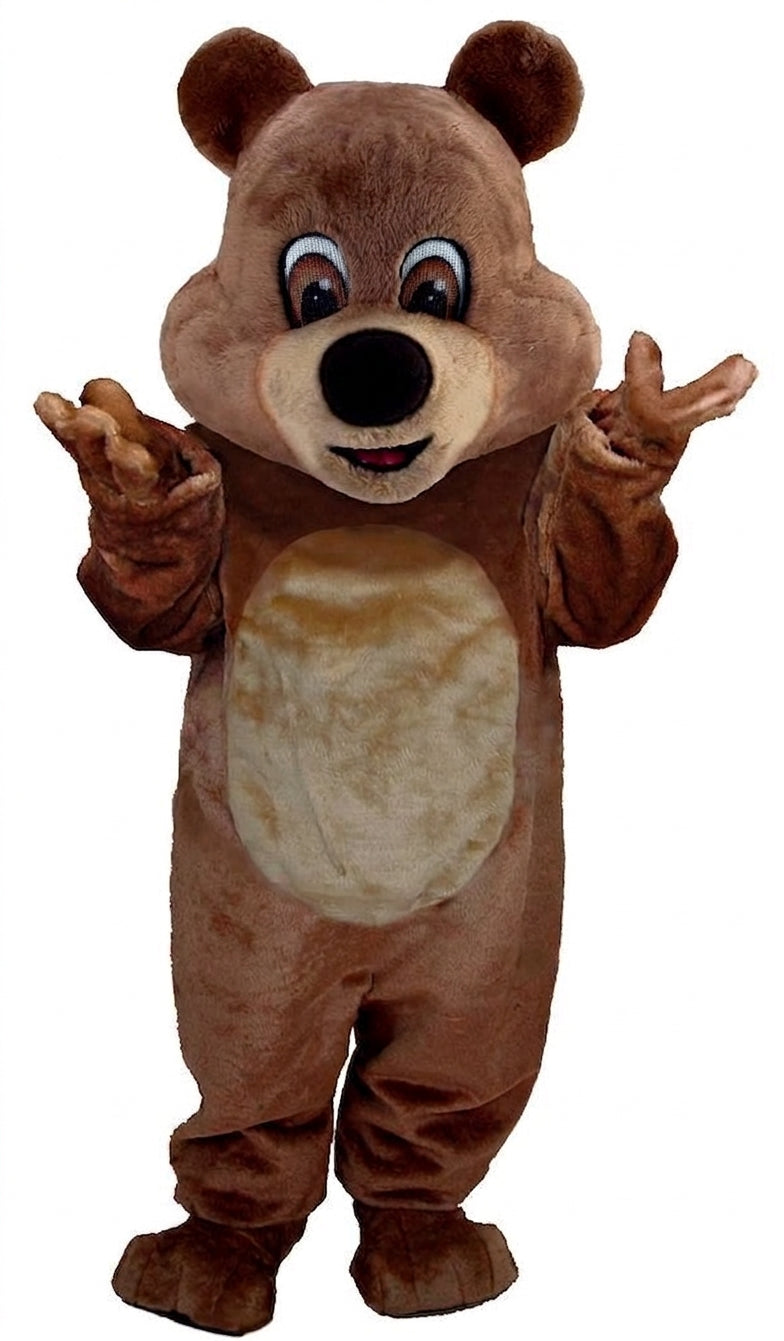 Brown Teddy Bear Mascot Costume (Thermolite) - professional mascot costume from The Mascot Store