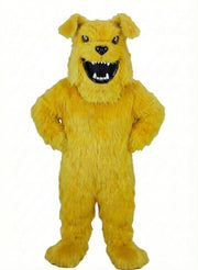 Bully Bulldog Mascot - Long fur / Yellow mascot costume