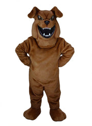 Bully Bulldog Mascot - Medium fur / Brown mascot costume