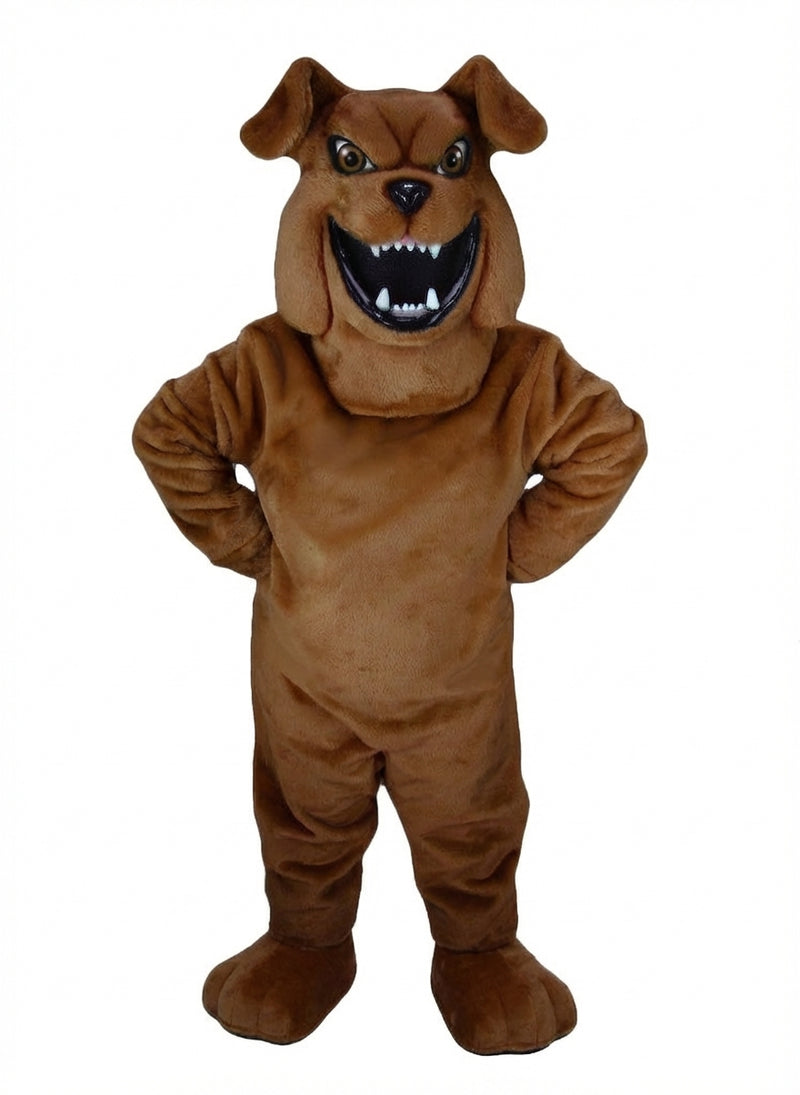 Bully Bulldog Mascot - Medium fur / Brown mascot costume