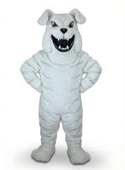 Bully Bulldog Mascot - Short fur / Albino Tiger mascot costume