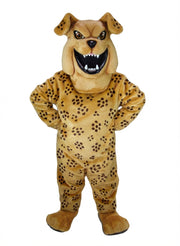 Bully Bulldog Mascot - Short fur / Leopard mascot costume