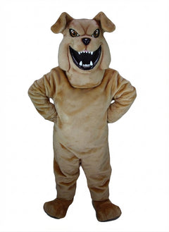 Bully Bulldog Mascot - Short fur / Light Brown mascot costume