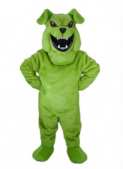 Bully Bulldog Mascot - Short fur / Lime mascot costume