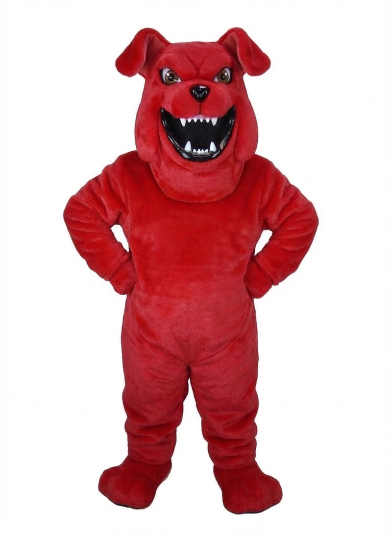 Bully Bulldog Mascot - Short fur / Red mascot costume