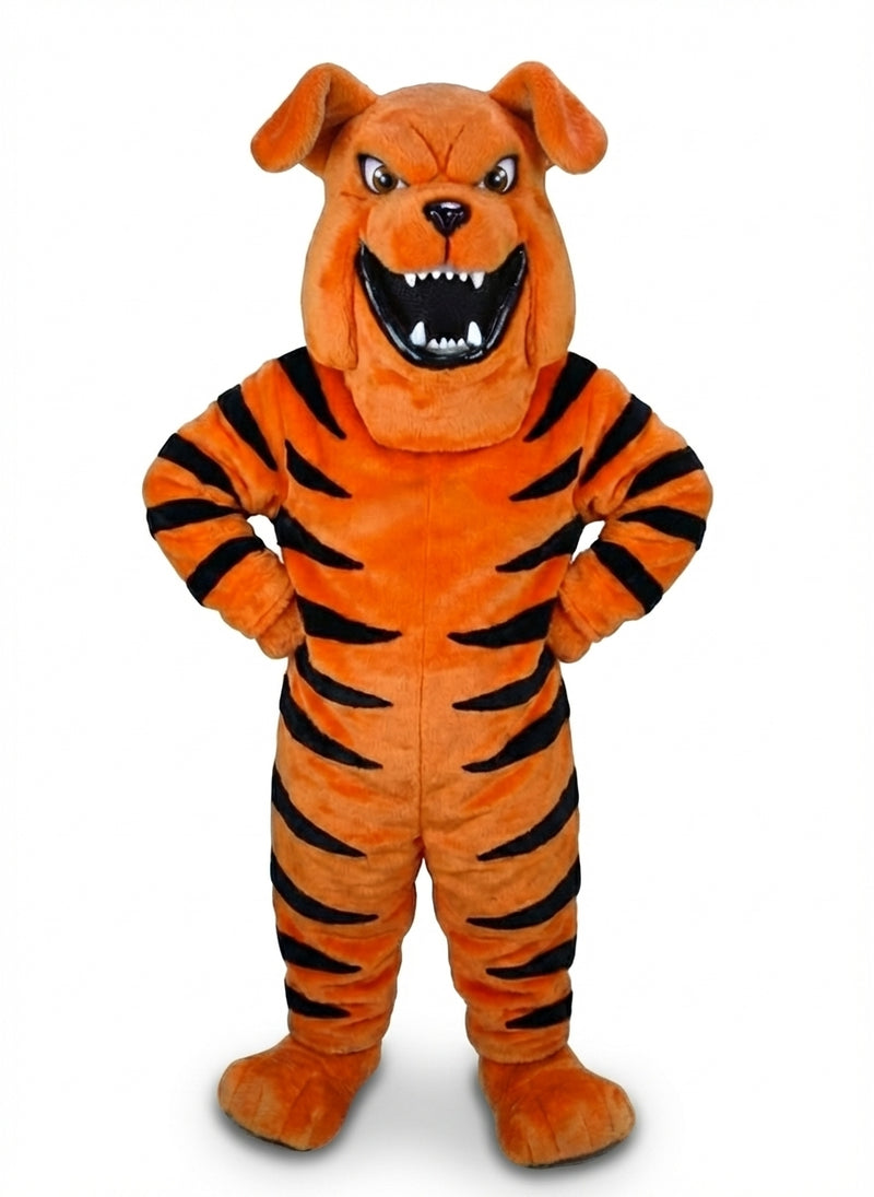 Bully Bulldog Mascot - Short fur / Tiger mascot costume