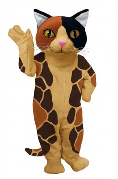 Calico Cat Mascot - Short fur / Giraffe mascot costume