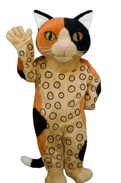Calico Cat Mascot - Short fur / Jaguar mascot costume