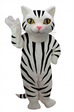 Calico Cat Mascot - Short fur / Zebra mascot costume