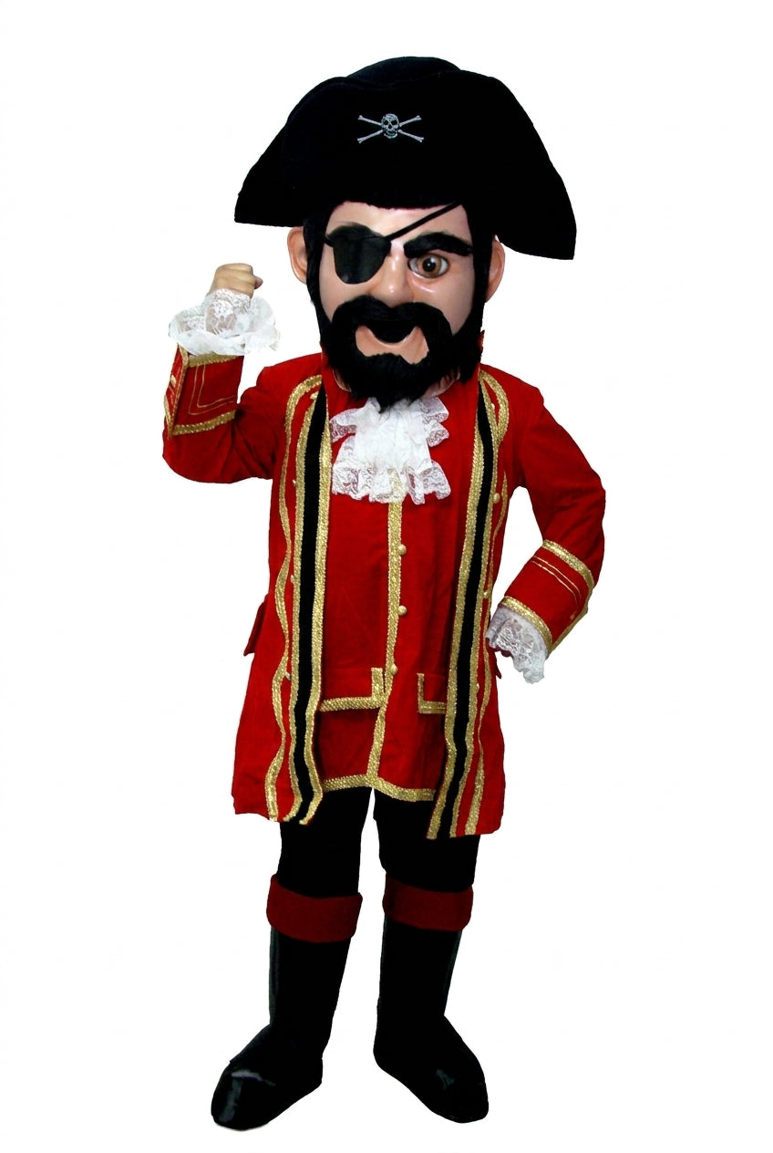 Captain Jack Pirate Mascot (Thermolite) - mascot costume accessory from The Mascot Store