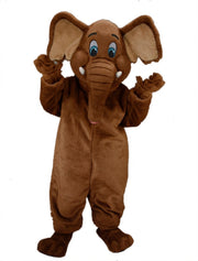 Cartoon Elephant Mascot - Medium fur / Brown mascot costume