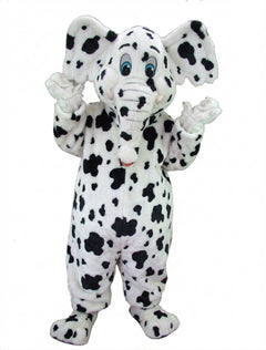 Cartoon Elephant Mascot - Short fur / Dalmatian mascot costume