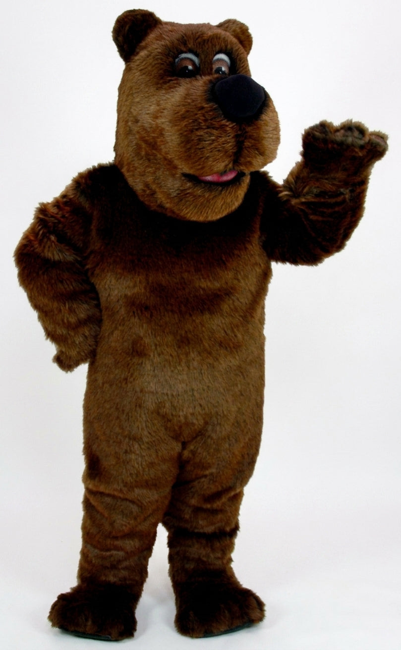 Cartoon Grizzly Bear Mascot Costume (Thermolite) - professional mascot costume from The Mascot Store