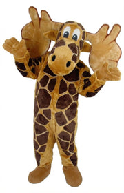 Cartoon Moose Mascot - Short fur / Giraffe mascot costume
