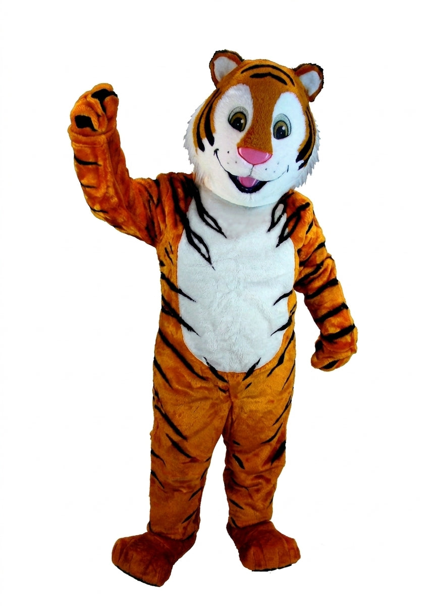 Cartoon Tiger Mascot Costume (Thermolite) - professional mascot costume from The Mascot Store