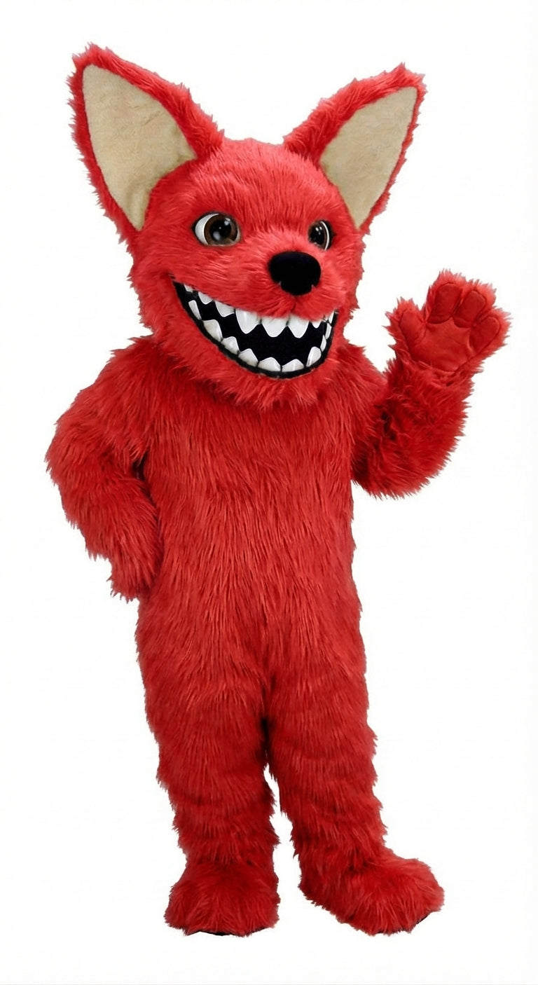 Chihuahua Dog Mascot (Thermolite) - Long fur / Red mascot costume
