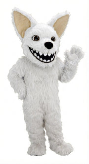Chihuahua Dog Mascot (Thermolite) - Long fur / White mascot costume
