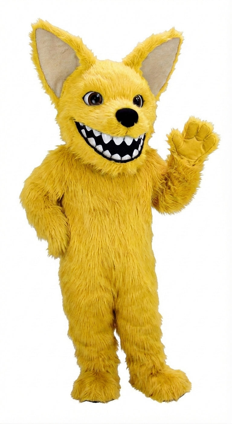 Chihuahua Dog Mascot (Thermolite) - Long fur / Yellow mascot costume