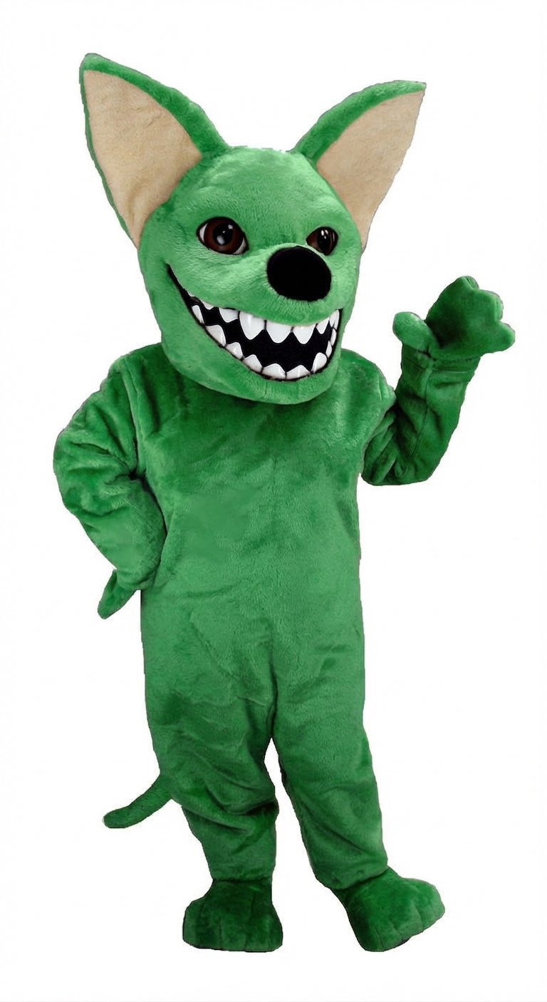Chihuahua Dog Mascot (Thermolite) - Short fur / Green mascot costume