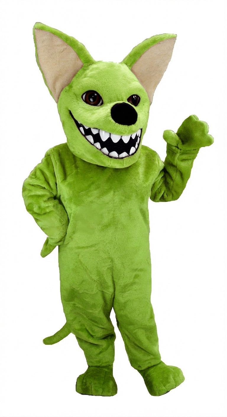 Chihuahua Dog Mascot (Thermolite) - Short fur / Lime mascot costume