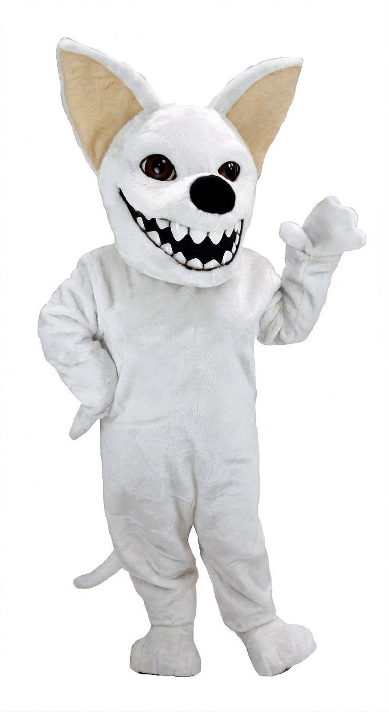 Chihuahua Dog Mascot (Thermolite) - Short fur / White mascot costume