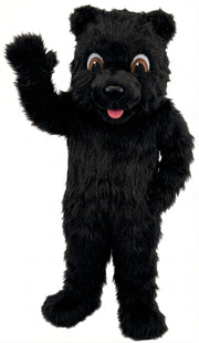 Choco Bear Mascot (Thermolite) - Long fur / Black mascot costume