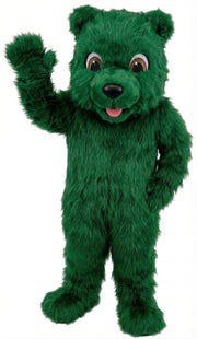 Choco Bear Mascot (Thermolite) - Long fur / Green mascot costume