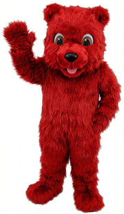 Choco Bear Mascot (Thermolite) - Long fur / Red mascot costume