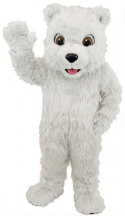 Choco Bear Mascot (Thermolite) - Long fur / White mascot costume
