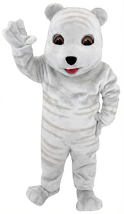 Choco Bear Mascot (Thermolite) - Short fur / Albino Tiger mascot costume