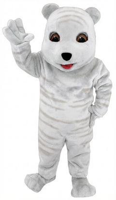 Choco Bear Mascot (Thermolite) - Short fur / Albino Tiger mascot costume