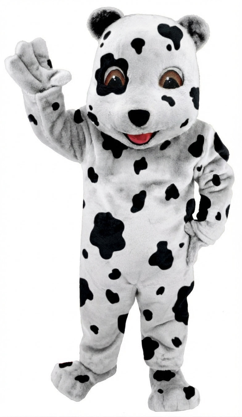 Choco Bear Mascot (Thermolite) - Short fur / Dalmatian mascot costume