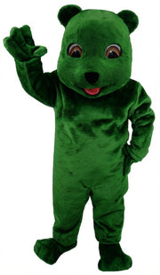 Choco Bear Mascot (Thermolite) - Short fur / Green mascot costume