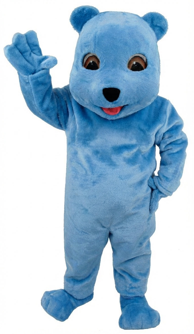 Choco Bear Mascot (Thermolite) - Short fur / Light blue mascot costume